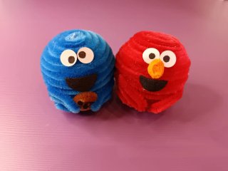Elmo e il mostro dei biscotti - Piccoli pupazzi