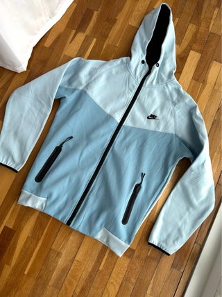 Sudadera Nike Hombre Azul y Blanco