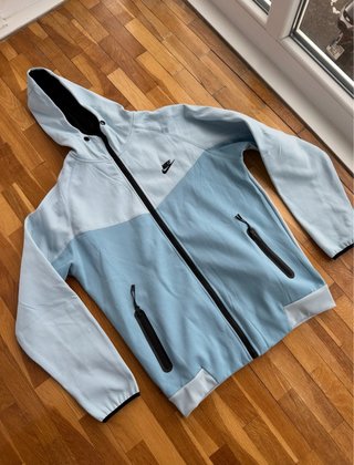 Sudadera Nike Hombre Azul y Blanco