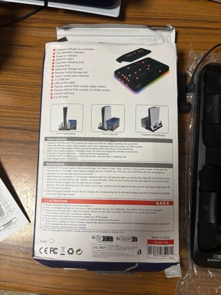 Soporte Carga y Refrigeración PS5 Gaminja
