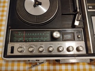 Sistema Stereo Portatile Sanyo 4 in 1 Vintage