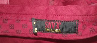 Pantalones chinos rojos