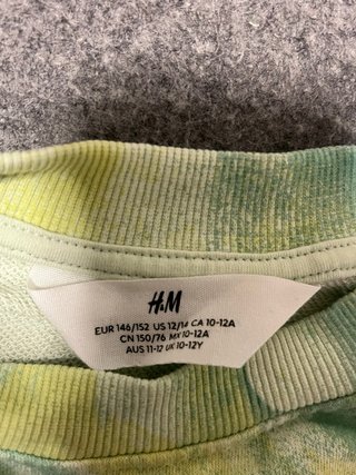 Sweatshirt Tie Dye Verde/Amarela Garden