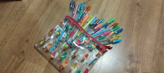 Set bolígrafos gel brillantes