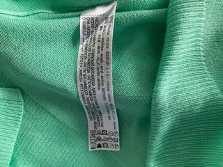 Jersey Zara verde punto fino Talla L