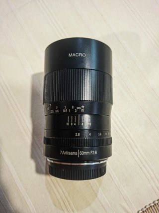 Objetivo Macro 7Artisans 60mm F2.8
