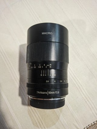 Objetivo Macro 7Artisans 60mm F2.8