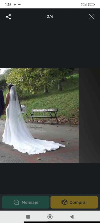 Vestido de Novia Blanco Sirena