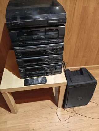 Equipo de música Aiwa modular vintage