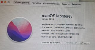 MacBook Air 13 2015 - 197 cicli