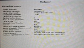 MacBook Air 13 2015 - 197 cicli