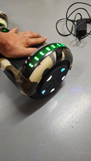 Hoverboard Camuflaje con Luz LED