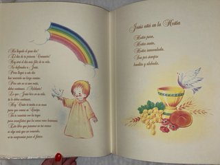 Libro de firmas de Primera Comunión