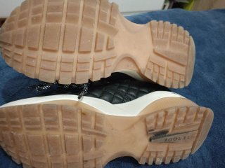 Botas Uterqüe negras con pelo