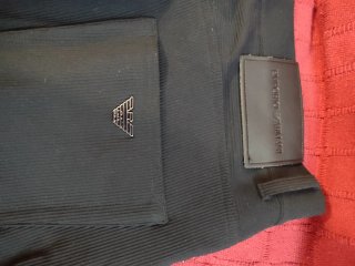 Pantalón Canalé Emporio Armani Negro