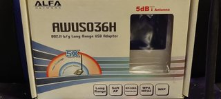 ANTENA WIFI ALFA AWUS036H 1000MW WIFISLAX CIB