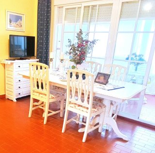 Mesa comedor madera maciza y 8 sillas