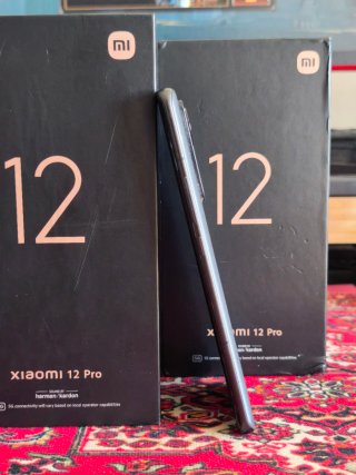 2x Xiaomi 12 Pro 256GB Preto/Azul