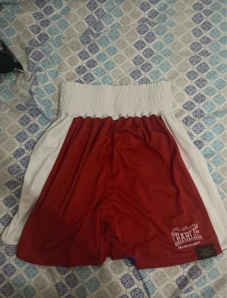 Equipación Boxeo Charlie Reversible Roja/Blanca