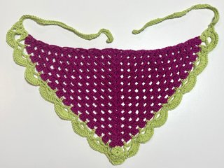 Bandana Crochet Hecho a Mano