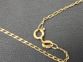 cadena oro 18k 30cm
