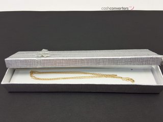 cadena oro 18k 30cm