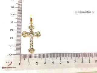 crucifijo oro 18k