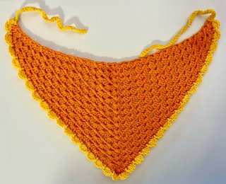 Bandana crochet hecho a mano