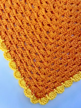 Bandana crochet hecho a mano