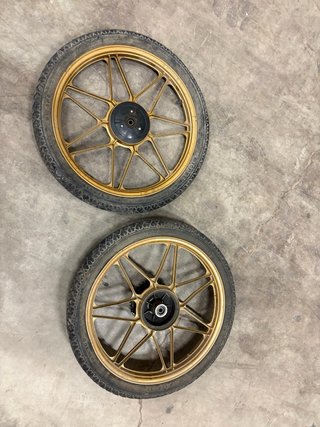 Llantas Derbi Variant Doradas