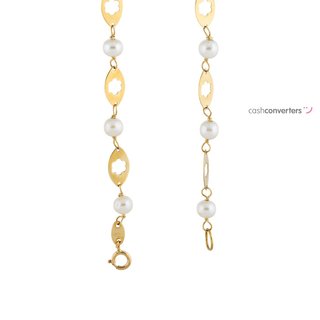 esclava oro 18k con piedra