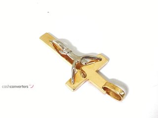 crucifijo oro 18k