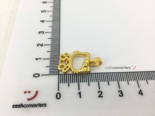 colgante oro 18k