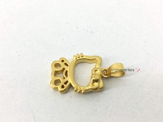 colgante oro 18k