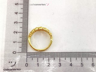 anillo oro 18k con circonita