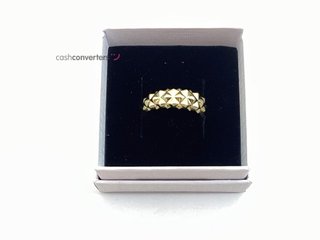 anillo oro 18k con circonita