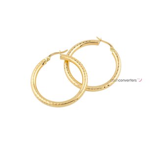 argollas oro 18k