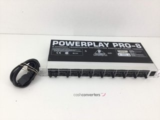 amplificador hifi behringer powerplay pro 8