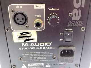monitor estudio m-audio studiophile bx5a deluxe