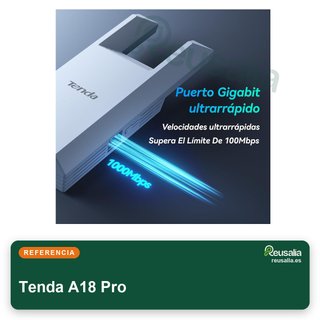 Tenda A18 Pro repetidor WiFi dual banda