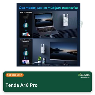 Tenda A18 Pro repetidor WiFi dual banda