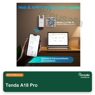 Tenda A18 Pro repetidor WiFi dual banda