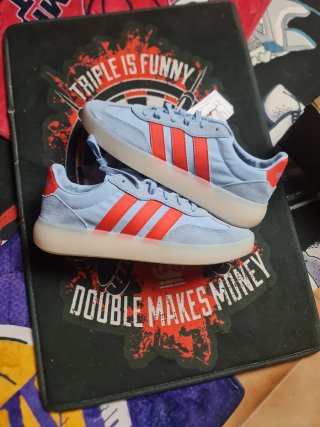 Adidas Zapatillas Azul y Rojo tallas 44/46