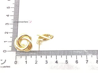 pendientes oro 18k con circonita