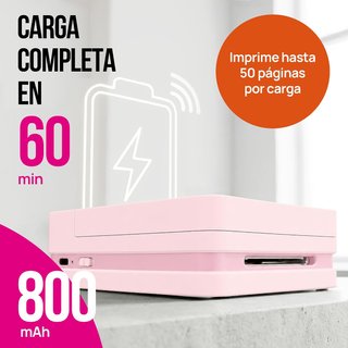 SIN ABRIR Mini Impresora Fotos Portátil +100 Papel