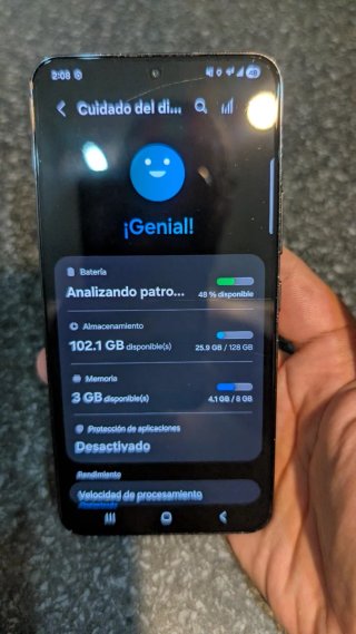 Samsung Galaxy S22 128GB negro buen estado