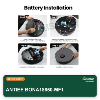 ANTIEE BONA18650-MF1 Batería 2800mAh 14.4V para