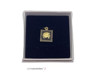 colgante oro 18k con circonita