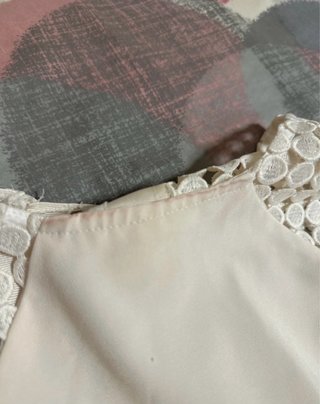Vestido blanco con encaje