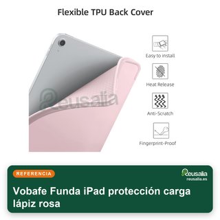 Custodia iPad con protezione e ricarica per pennino rosa